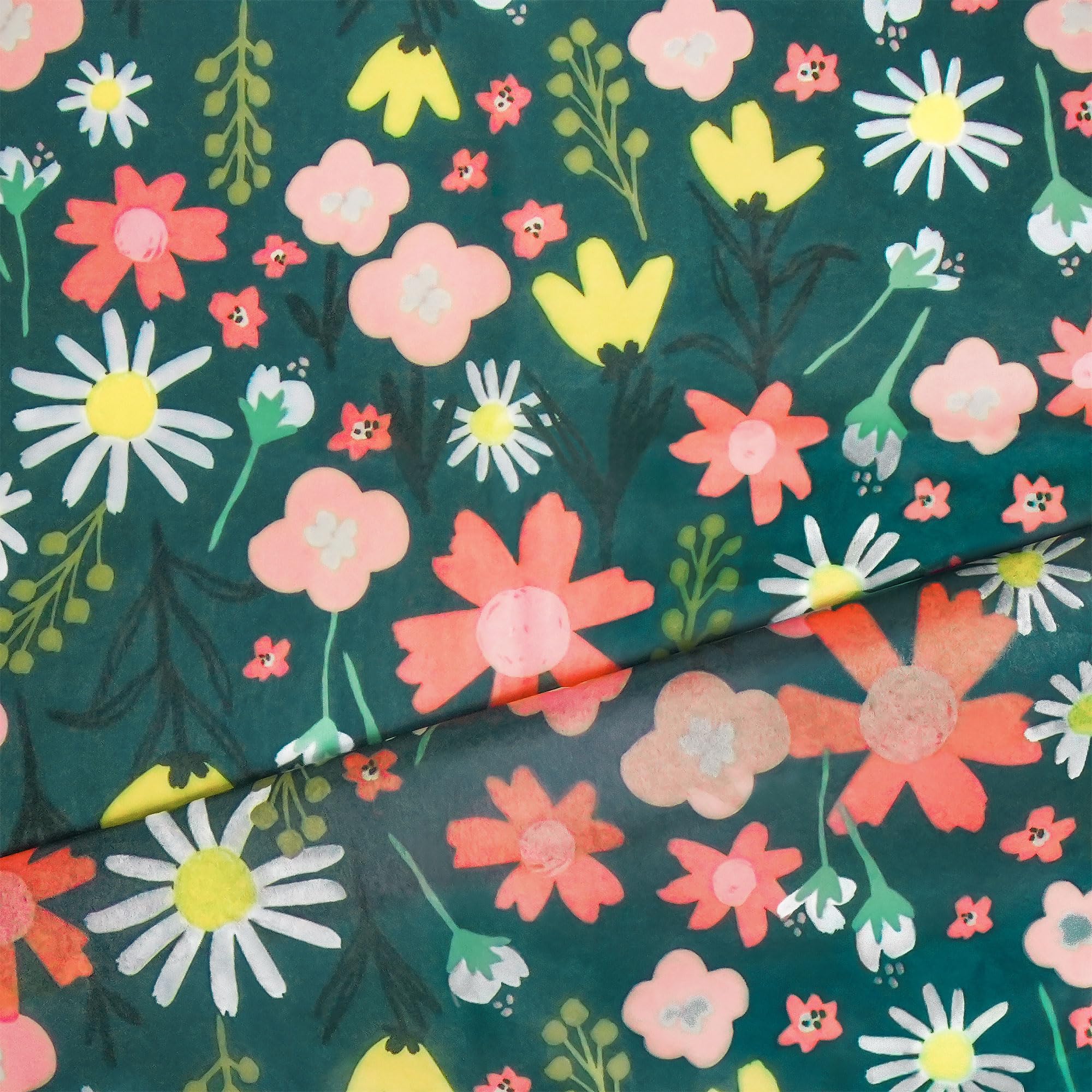 Hi Sasara 30 Sheets Large Floral Tissue Paper Bulk,20 x 28 inch,Floral Tissue Paper for Gift Bags,Floral Printed Tissue Paper for Baby Showers Wedding Birthday