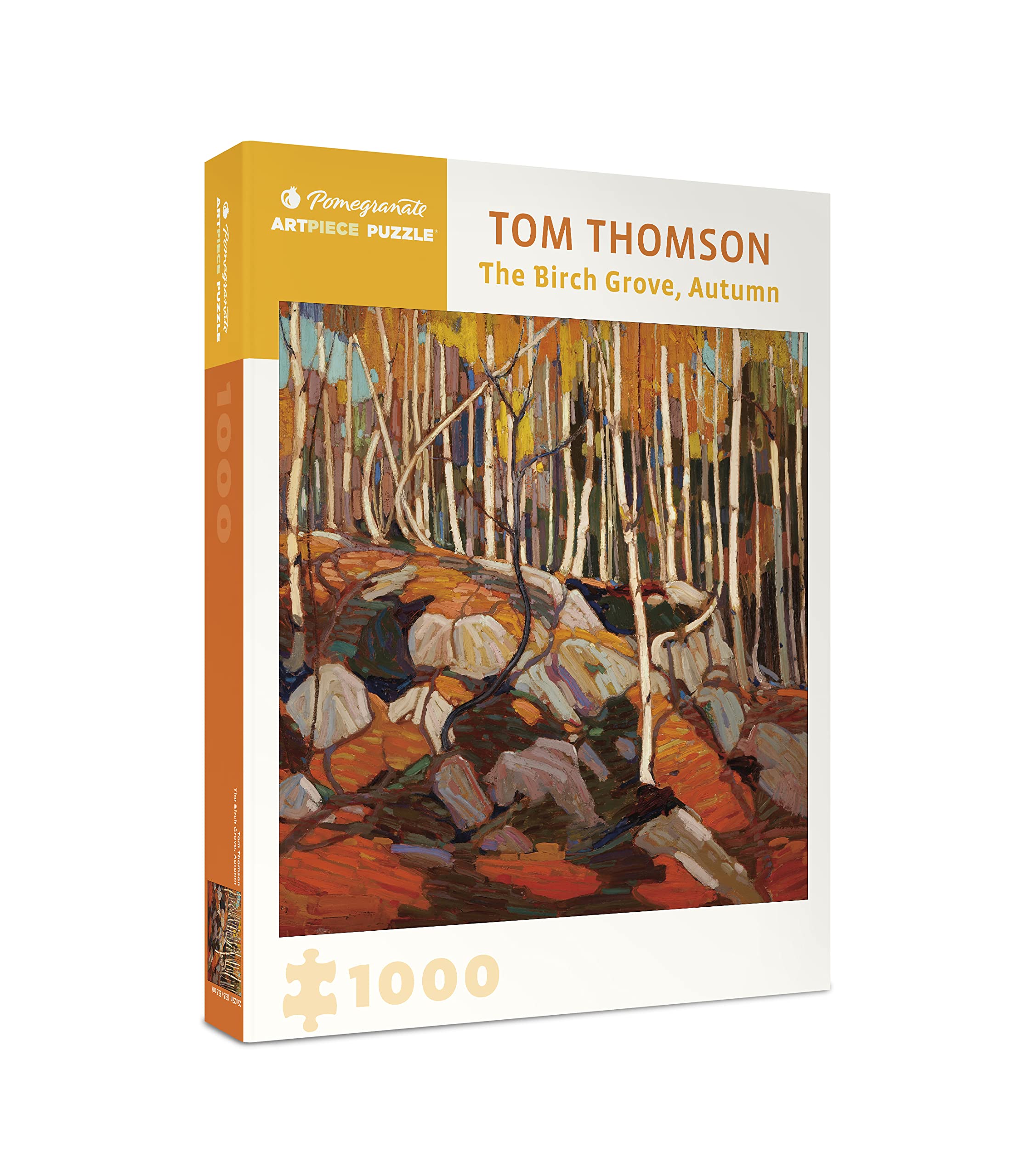 Pomegranate 1000-Piece Jigsaw Puzzle for Adults, Tom Thomson's The Birch Grove Autumn, Matte Finish, Snug Fit