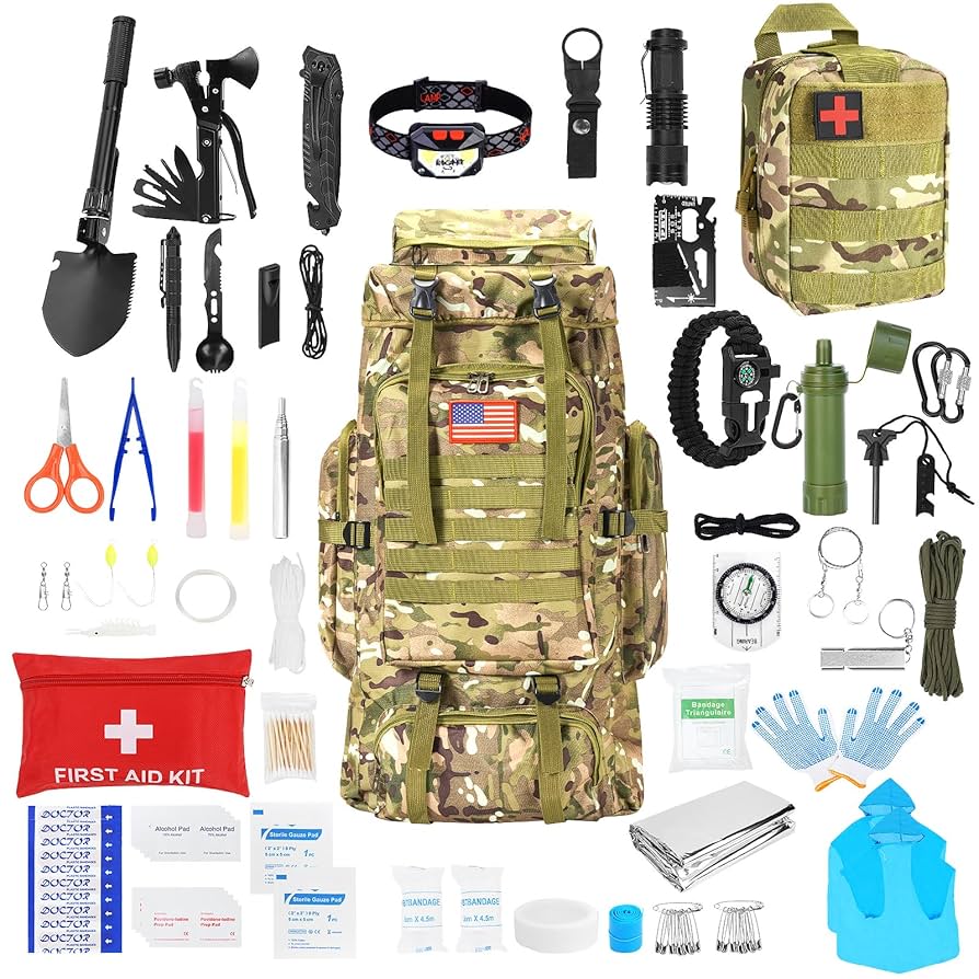 Professional survival gear and camping accessories