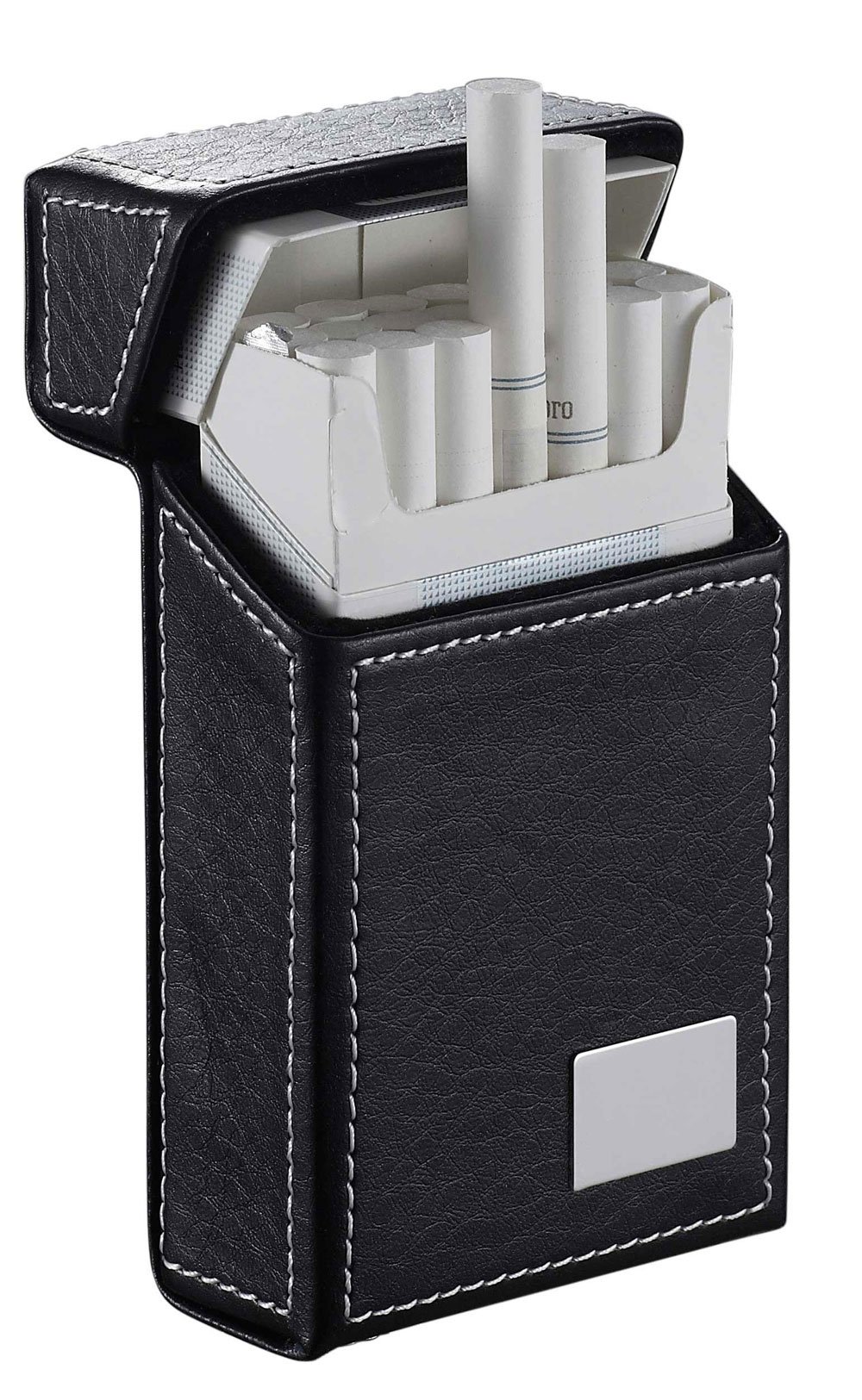 Visol Products Carnival Leather Cigarette Pack Holder, 100s Size, Black:  Buy Online at Best Price in Egypt