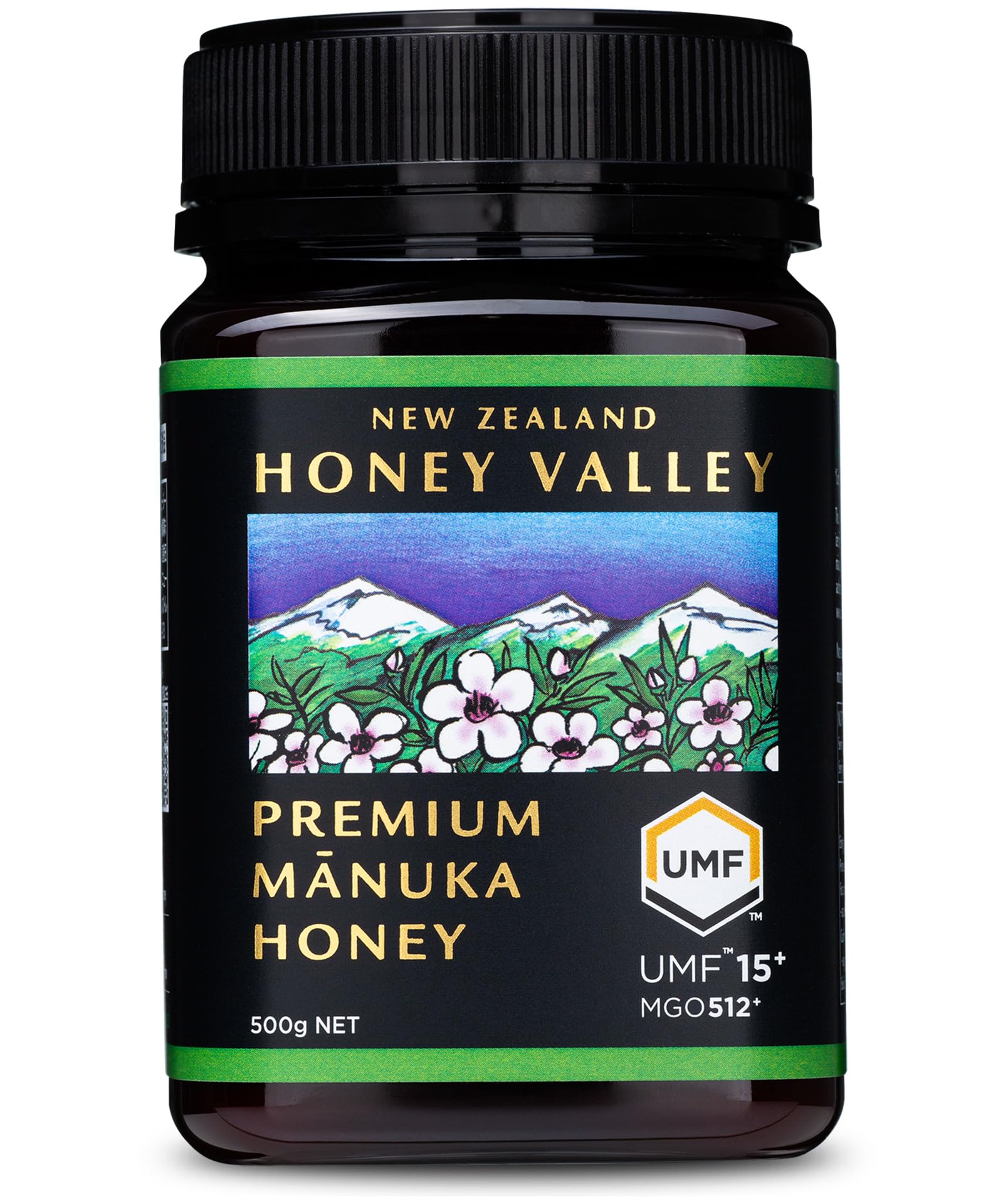 新品　HONEY VALLEY プレミアム マヌカハニー UMF15+ 500g Amazon | ハニーバレー プレミアム マヌカハニー UMF15+ MGO512+ 500g