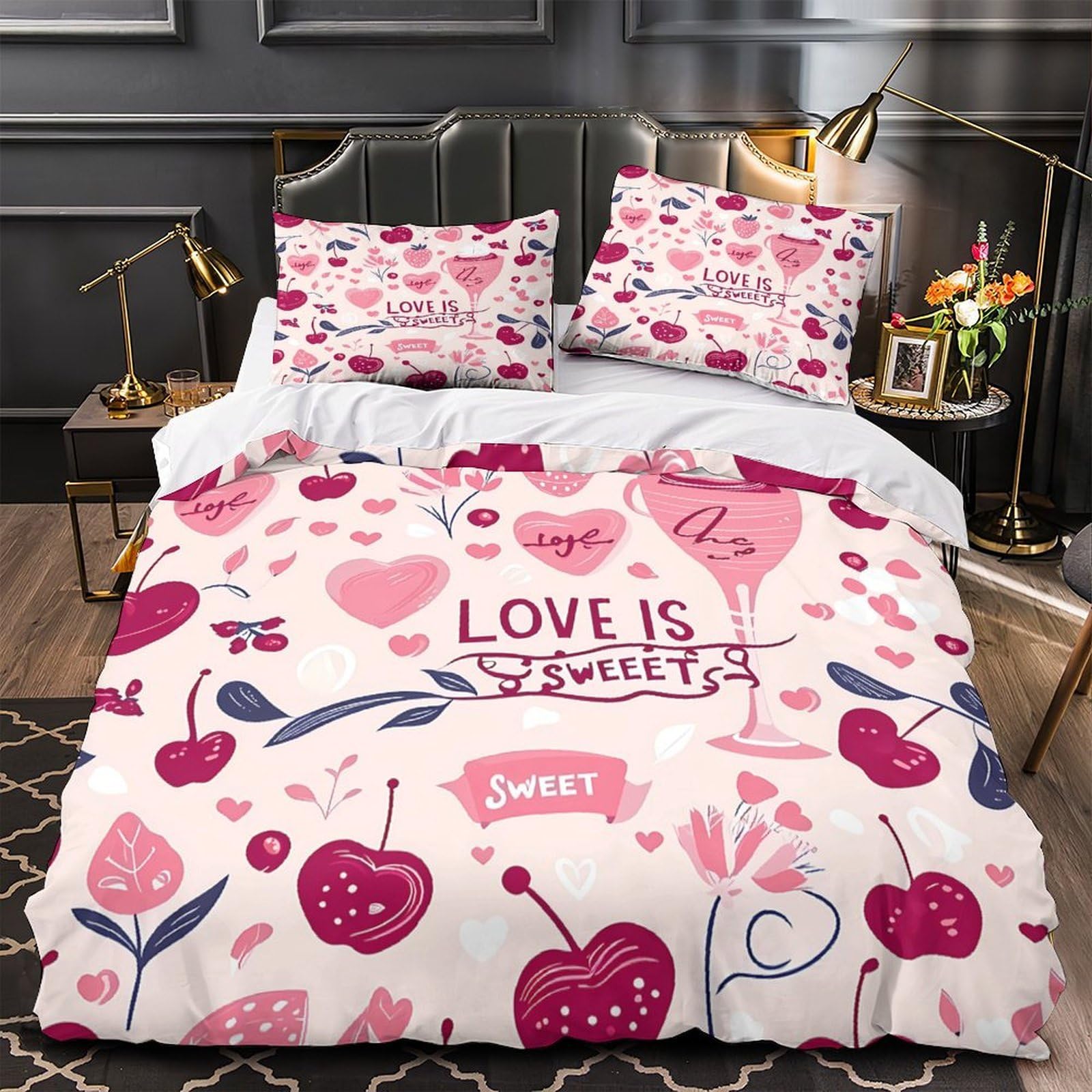Housse de couette cygne grand confort respirante pour lit Super King