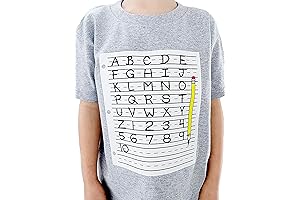 Kids Learning Alphabet Shirt, Educational Back to School Clothes for Toddler Boys