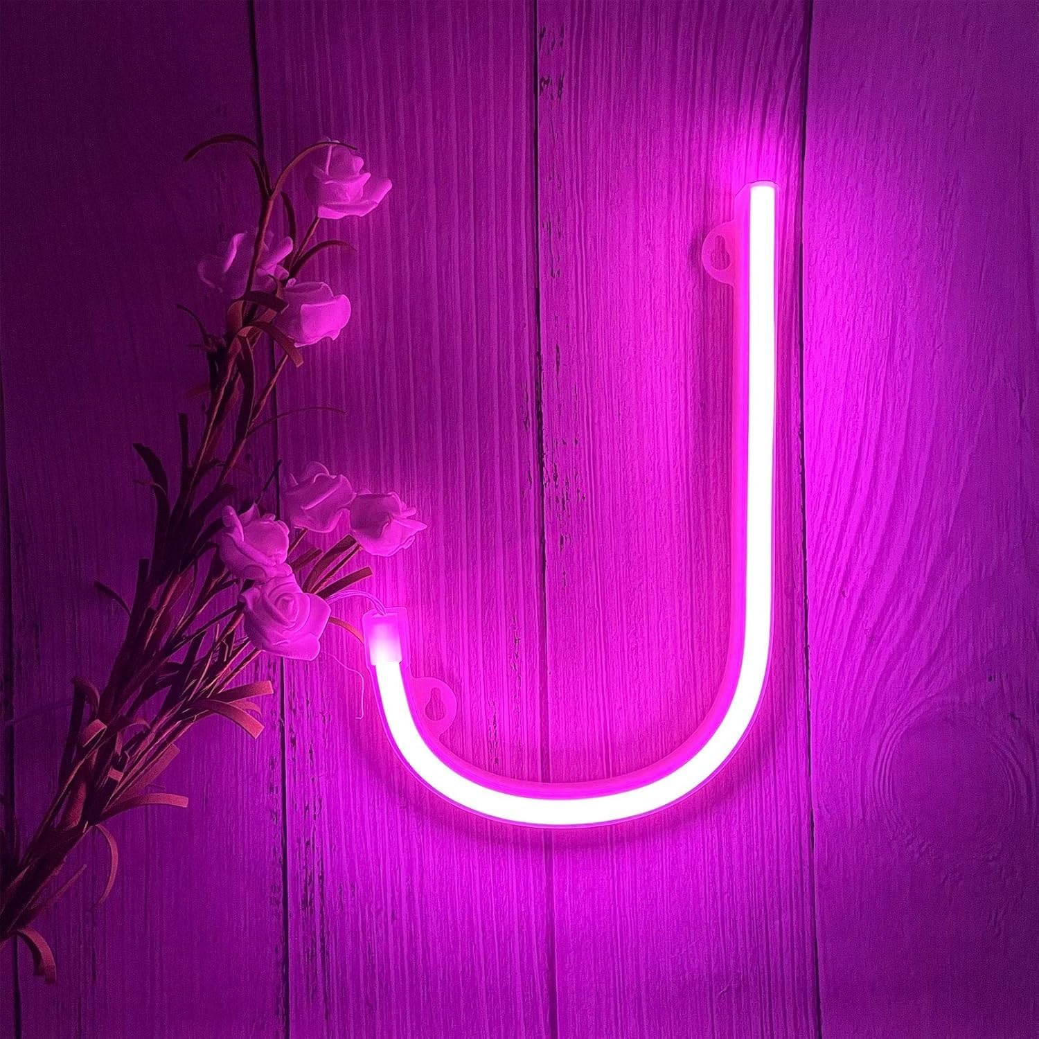 LED Marquee Letter Lights, Light Up Letters Glitter Alphabet Letter Sign Battery Powered for Night Light Birthday Party Wedding Girls Gifts Home Bar Christmas Decoration — image 1