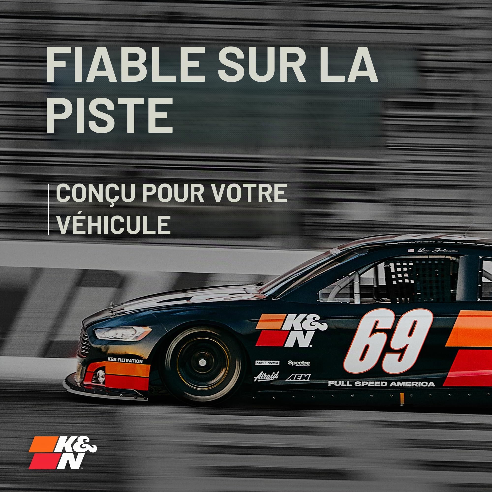K&N Filtre à air de remplacement compatible avec BMW Série 1 F20/F21 / Série 2 F22/F44 / Série 3 F30/F31 / Série 4 F32 (33-2990)