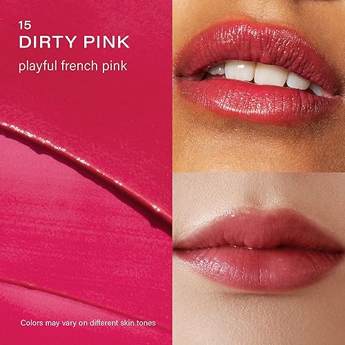 Miniatura 3 de Melixir Mantequilla de labios vegana #15 rosa sucio (tintada) (+17 colores más) 0.13 onzas, sin abejas, sin petrolato, lápiz labial vegano de