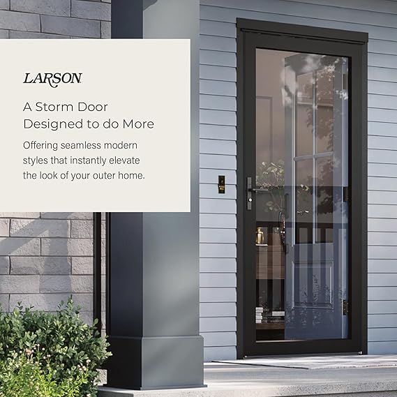 LARSON 80 Split Fullview Brown 36-in. Storm Door