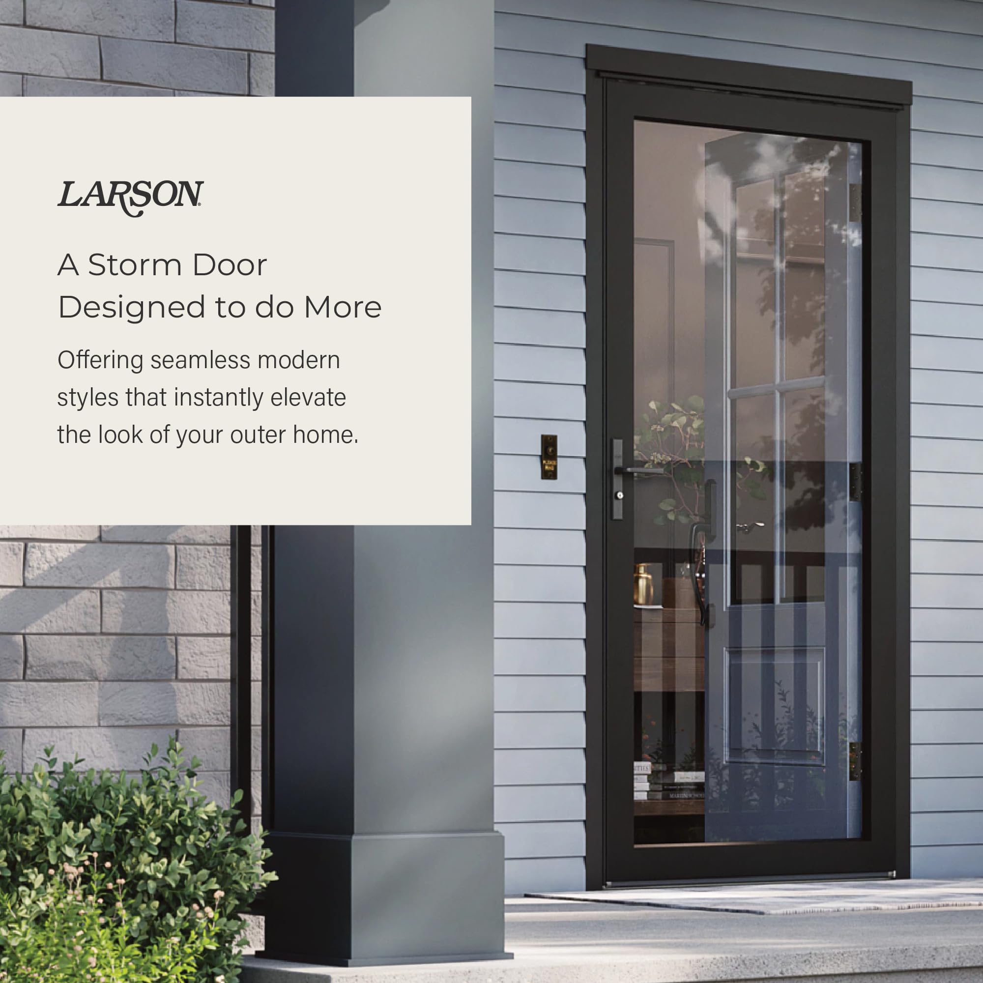 LARSON 80 Split Fullview White 34-in. Storm Door - Amazon.com