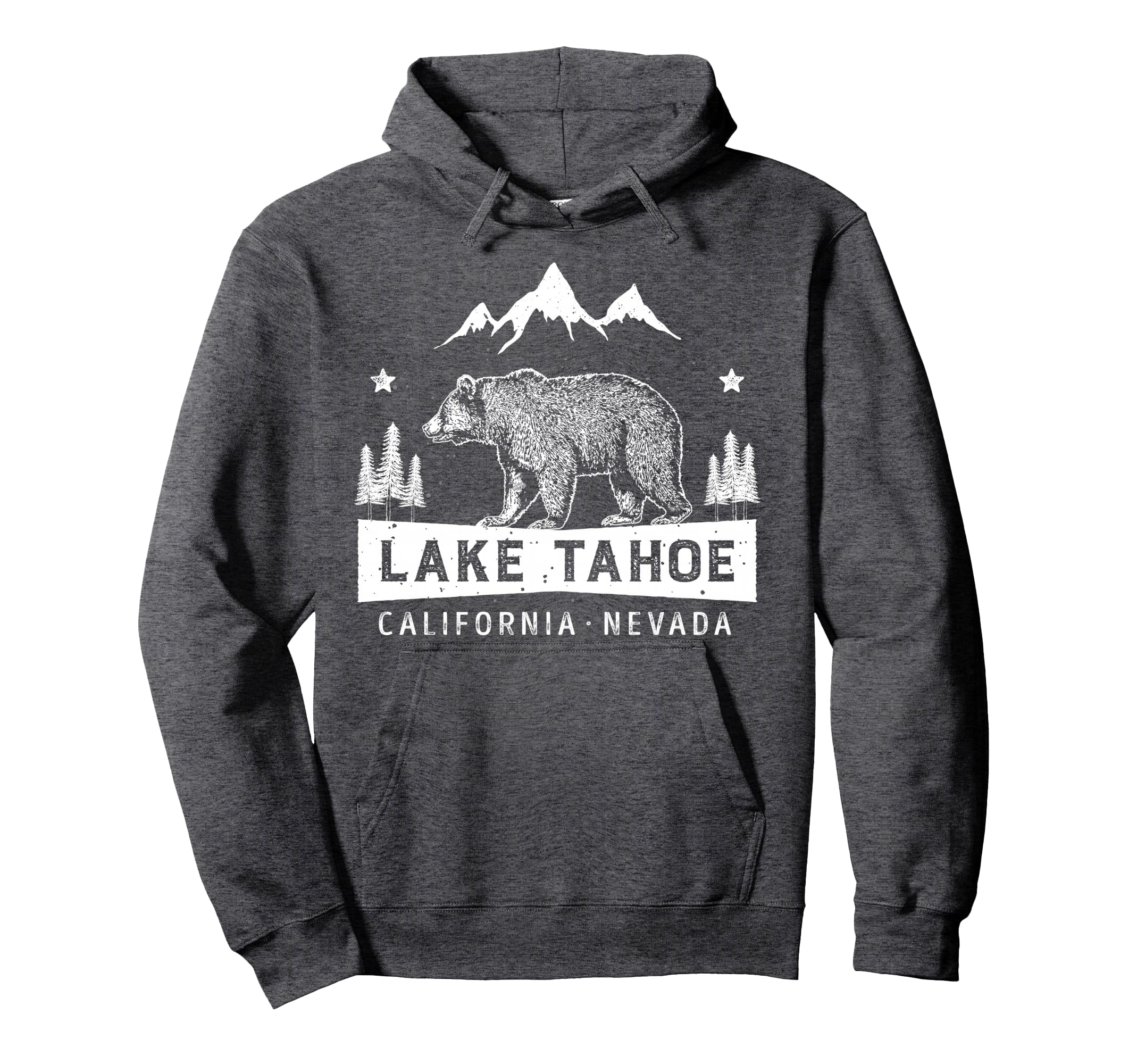 Lake Tahoe Hoodie California Nevada Vintage Bear Shirt Pullover Hoodie