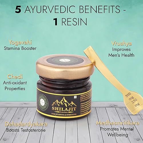 Miniatura 7 de SIDDHATAV Shilajit Resina original para hombres  Resina orgánica del Himalaya Shilajee  Potenciador de rendimiento para resistencia y fuerza, resina