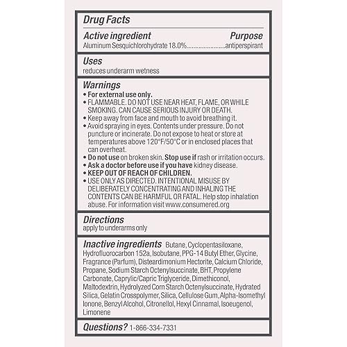Miniatura 9 de Degree Aerosol antitranspirante ultra seco para 96 horas de protección contra el sudor y el olor, protección 5X 3.8 oz