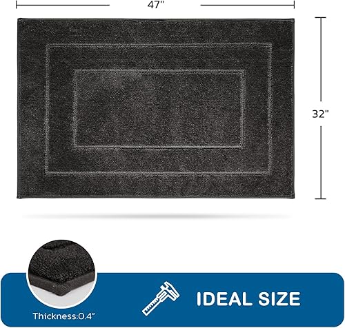 Miniatura 2 de PURRUGS Alfombra de cocina lavable a máquina, de 32 x 47 pulgadas, antideslizantes, antideslizantes, tapetes de pie suaves para cocina, fregadero y