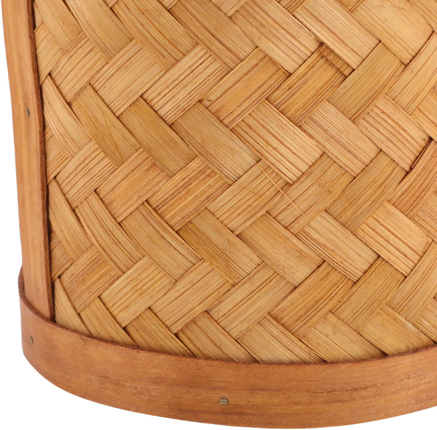 Storage Basket Handheld Portable Woven Large Capacity with Handle round Multipurpose Organizer Stylish Beige Fruit and Snack Storage for Office and Car