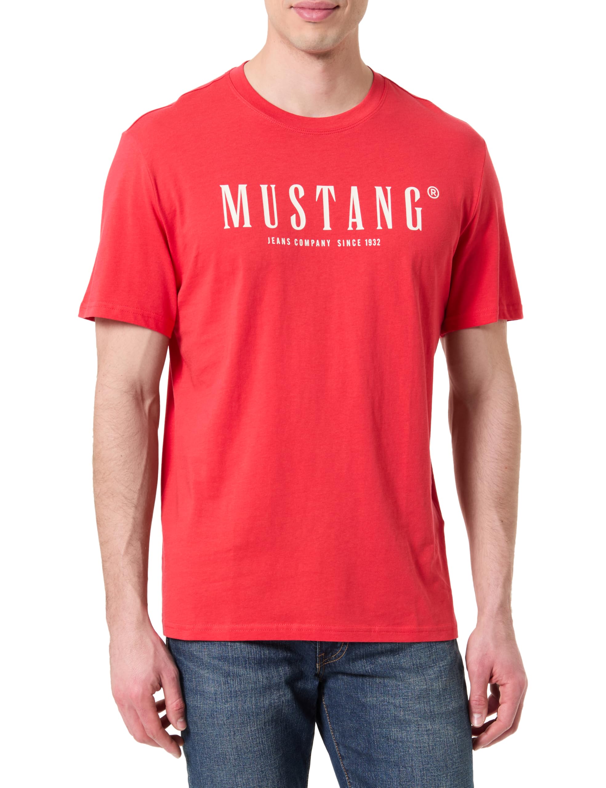 MUSTANG Herren Style Austin T-Shirt (1er Pack)
