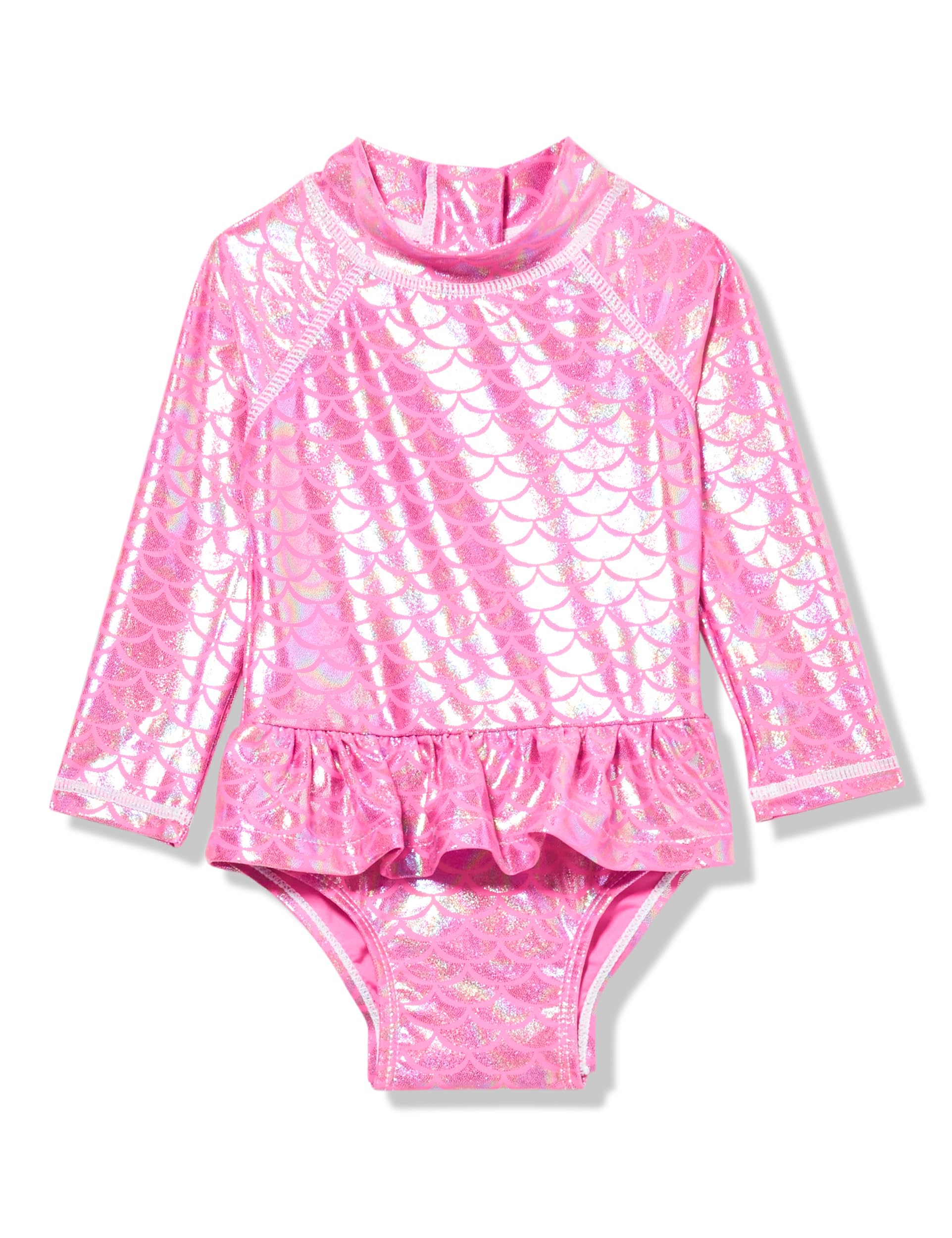 Flap Happy Baby Girls' UPF 50+ Alissa Infant Ruffle Rash Guard Swimsuit
