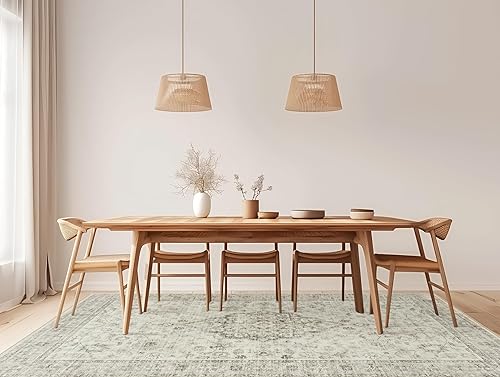 Miniatura 20 de LIVEBOX Alfombra lavable de 2 x 6 pies para baño, tapetes de cocina antideslizantes para entrada de piso, tapete bohemio para puerta delantera