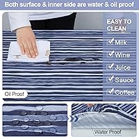 Vista 198 de Play Tailor - Mantel para mesa de pícnic con cubiertas para bancas, impermeable y a prueba de viento con bolsa de cordón, ajustable a mesas y bancas