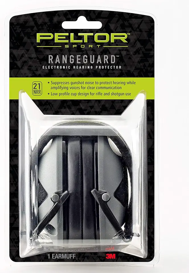 Peltor Protetor auditivo eletrônico Sport RangeGuard, NRR 21 dB