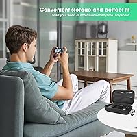 Vista 7 de Carry case Compatible with BACKBONE One/ 2nd Gen Mobile Gaming Controlle,Keychain and Net Pocket,Box Only (Black)