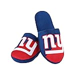 FOCO New York Giants NFL Mens Logo Staycation Slippers - L