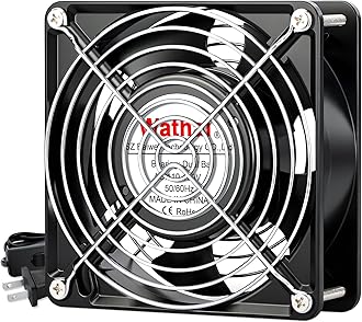 Wathai AC 12038 120mm x 38mm 110V 120V Dual Ball Metal Cooling Axial Fan High Airflow