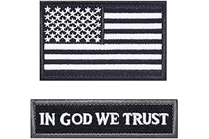 In God We Trust & American Flag Velcro Patch