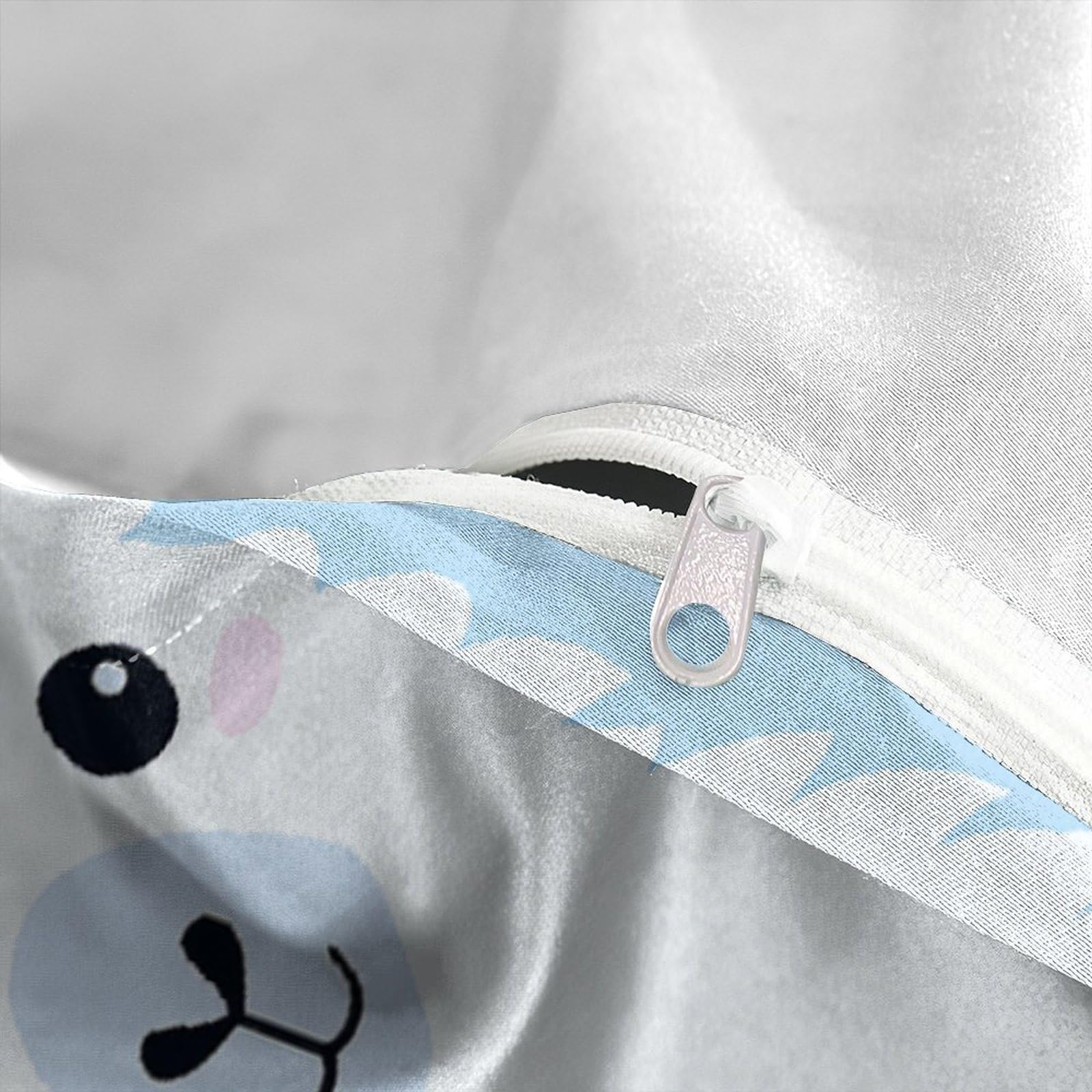 Süßes Koala-Pärchen Bettbezug Mikrofaser Reißverschluss Weich Schlafkomfort Bettdeckenbezug 3D Gedruckt 3 Teilig Hautfreundlich mit Kissenbezug Kuschelig for Kinder & Männer Super king（260x220cm）
