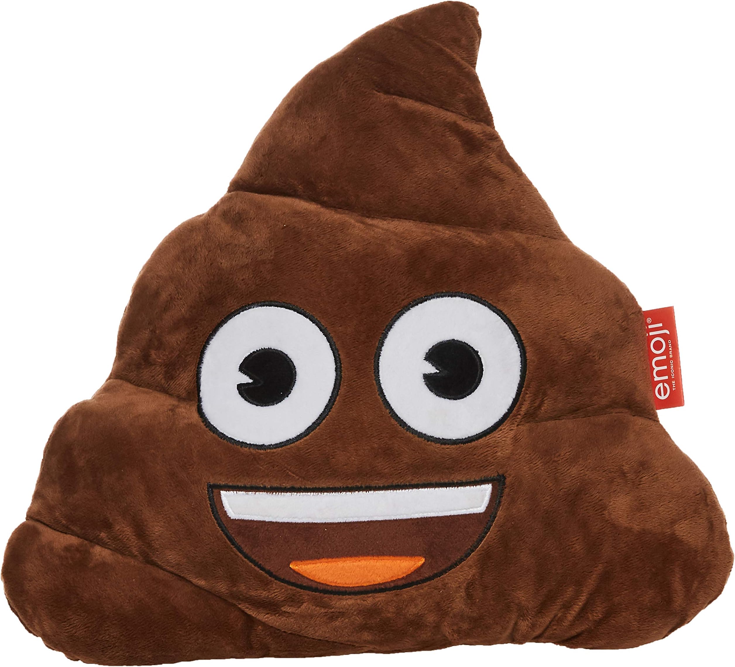 Emoji Character Poo Pillow - Brown, 33 cm