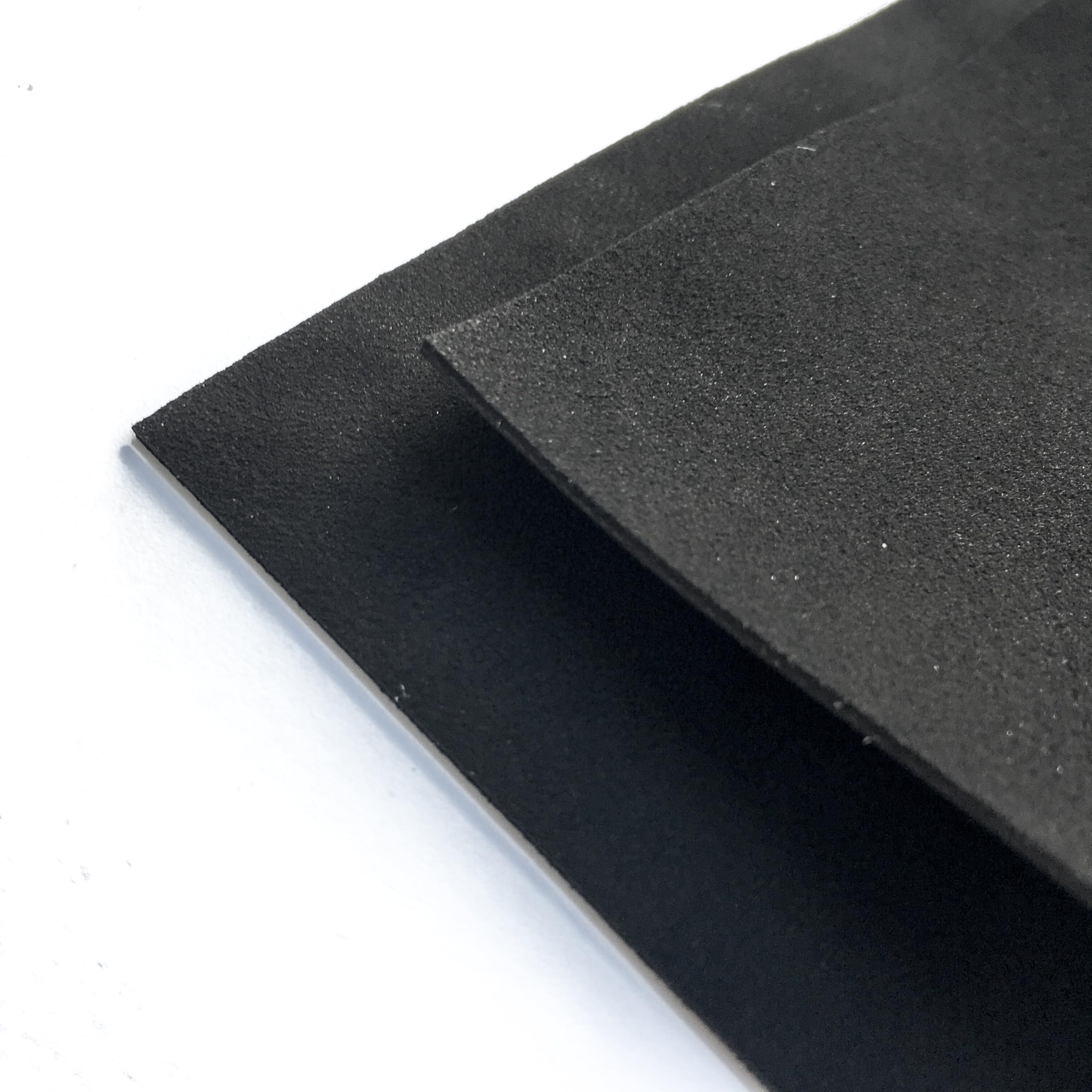 Echtes schwarzes Wildleder-Leder: echtes Ledertuch zum Basteln (schwarz, 30 x 30 cm)