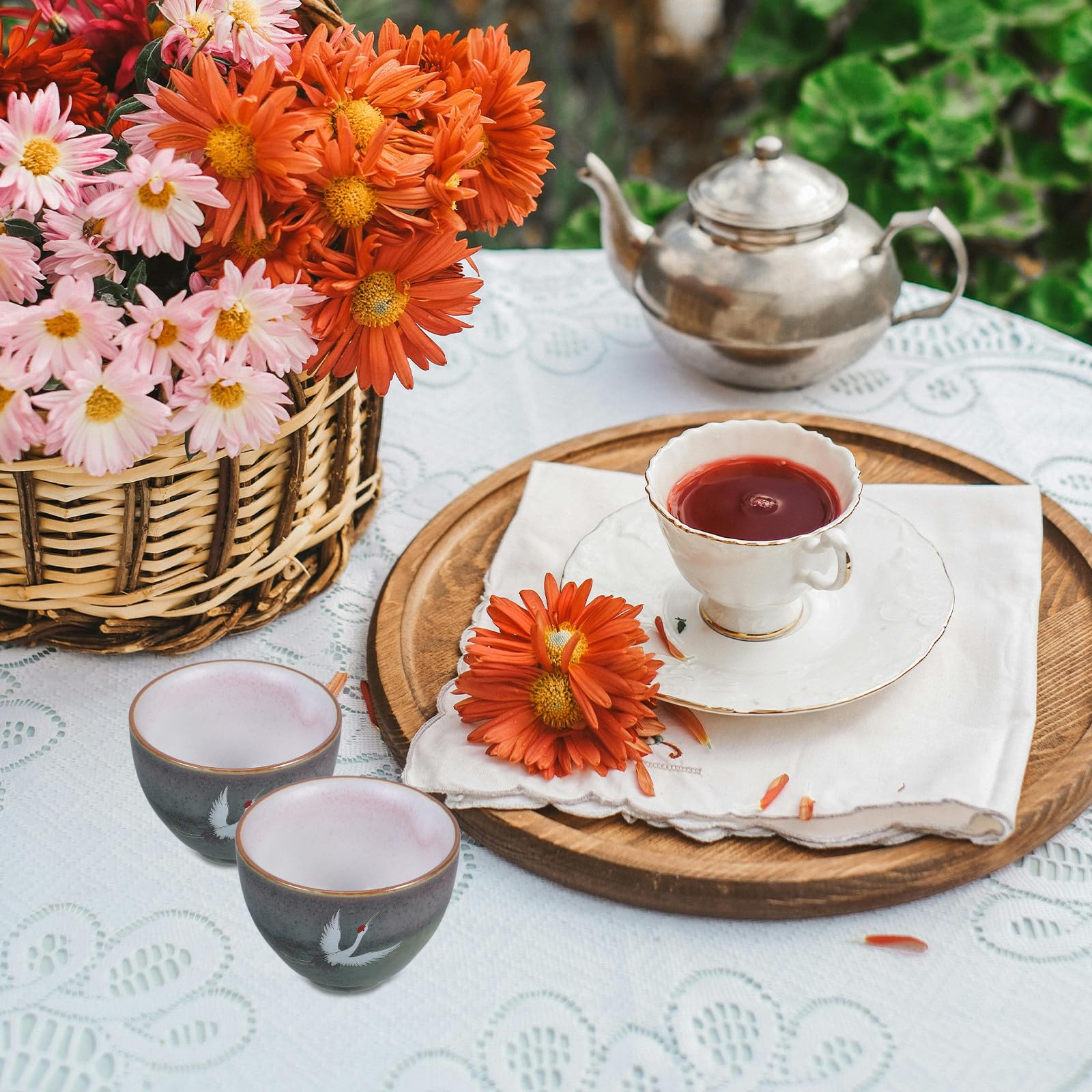 Ceramiczne filiżanki do herbaty, Filiżanka jednoczęściowa do herbaty sypkiej i matchy