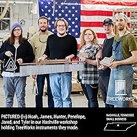 Vista 6 de TreeWorks Chimes Instrumento musical de percusión triangular de 6 pulgadas, fabricado en Estados Unidos, con batidorgolpeador y soporte, grado