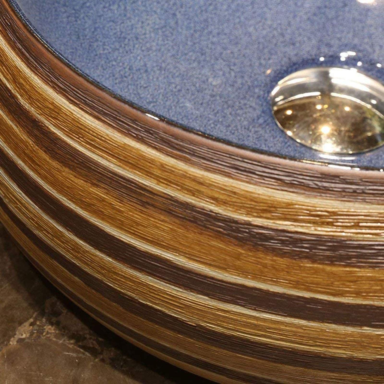 Ceramiczna umywalka umywalka kamień naturalny owalny wpuszczany grawerunek wzór sztuka nad blatem umywalka okrągła ceramiczna umywalka retro umywalka domowa umywalka