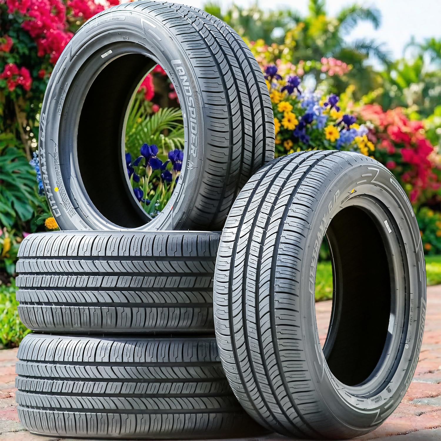 Amazon.com: Set of 4 (FOUR) Landspider Citytraxx G/P All-Season