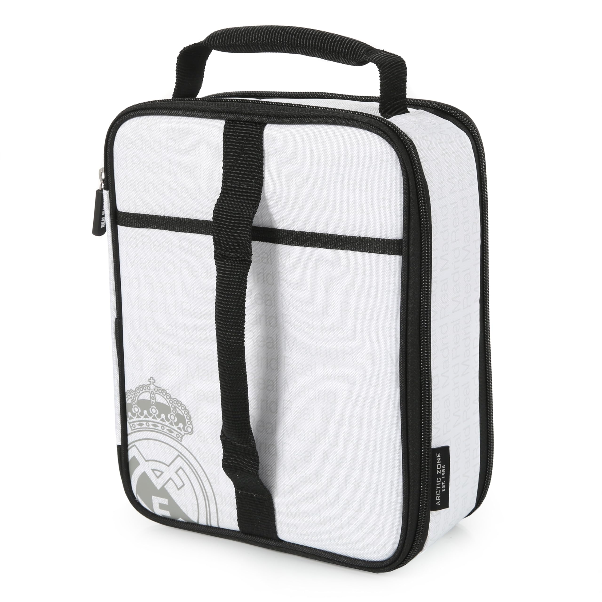 Porte-aliments vertical extensible Real Madrid sac isotherme ajustable