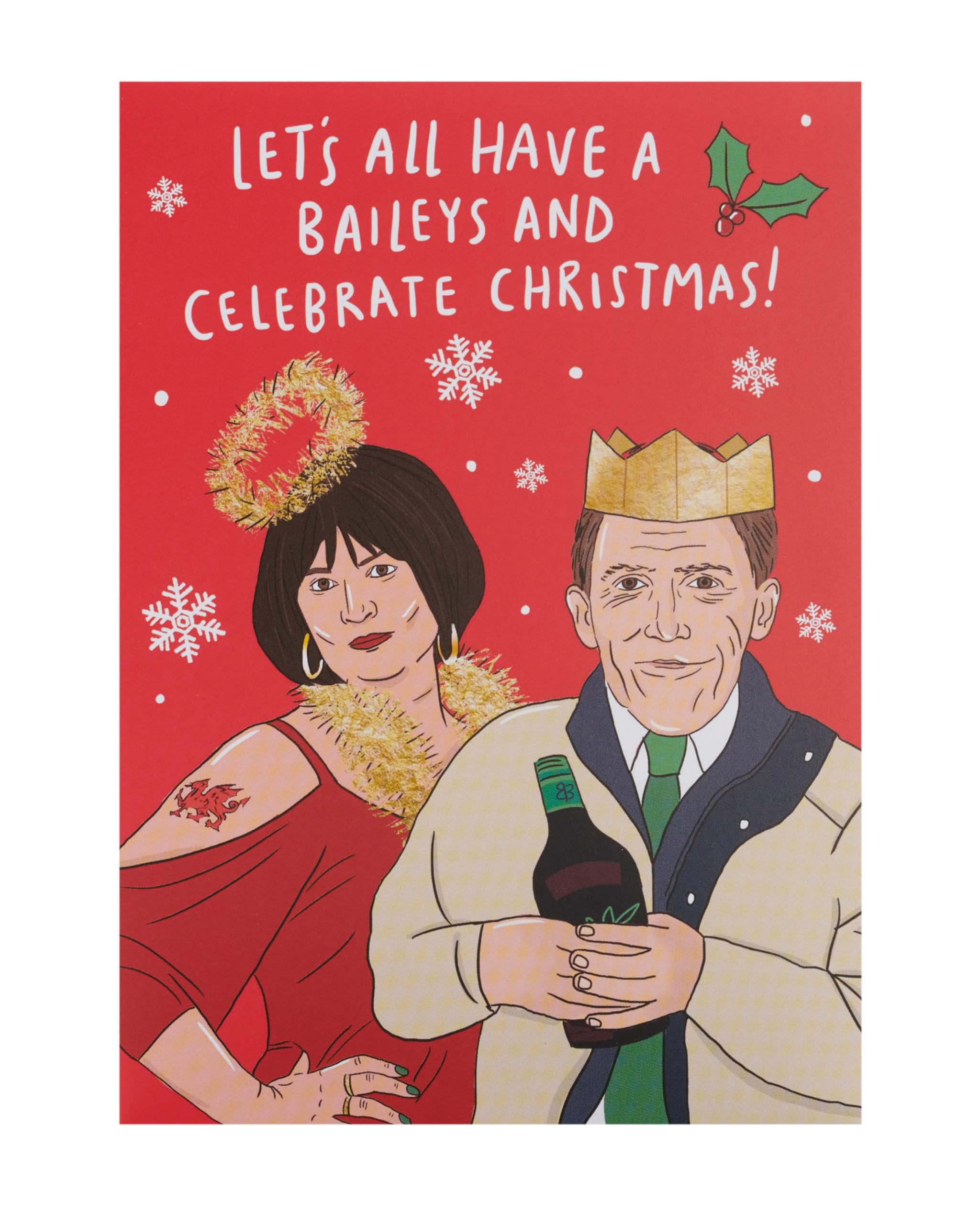 UK Greetings Christmas Card for Him/Her/Friend - Nessa and Bryn Design
