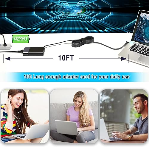 Miniatura 6 de Nuevo cargador delgado de 65 W para laptop compatible con HP Probook 450 650 640 G5 G4 G6 G7, EliteBook 840 850 G3 G4 G5 G8 G9, Pavilion Envy