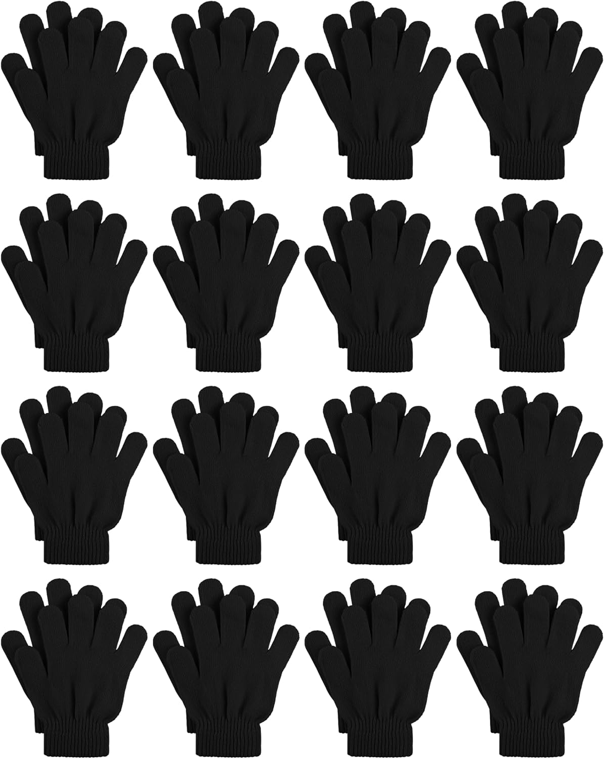 Cooraby 16 Pairs Winter Kids Gloves Warm Toddler Glove for Boys Girls