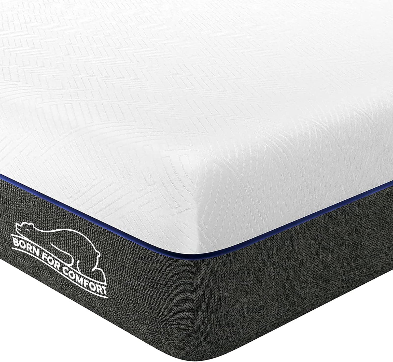 Super King Mattress, 8 inch super king size mattress Memory Foam 6FT with Soft Fabric, Medium Firm Skin friendly Durable for Pressure & Back Pain Relief