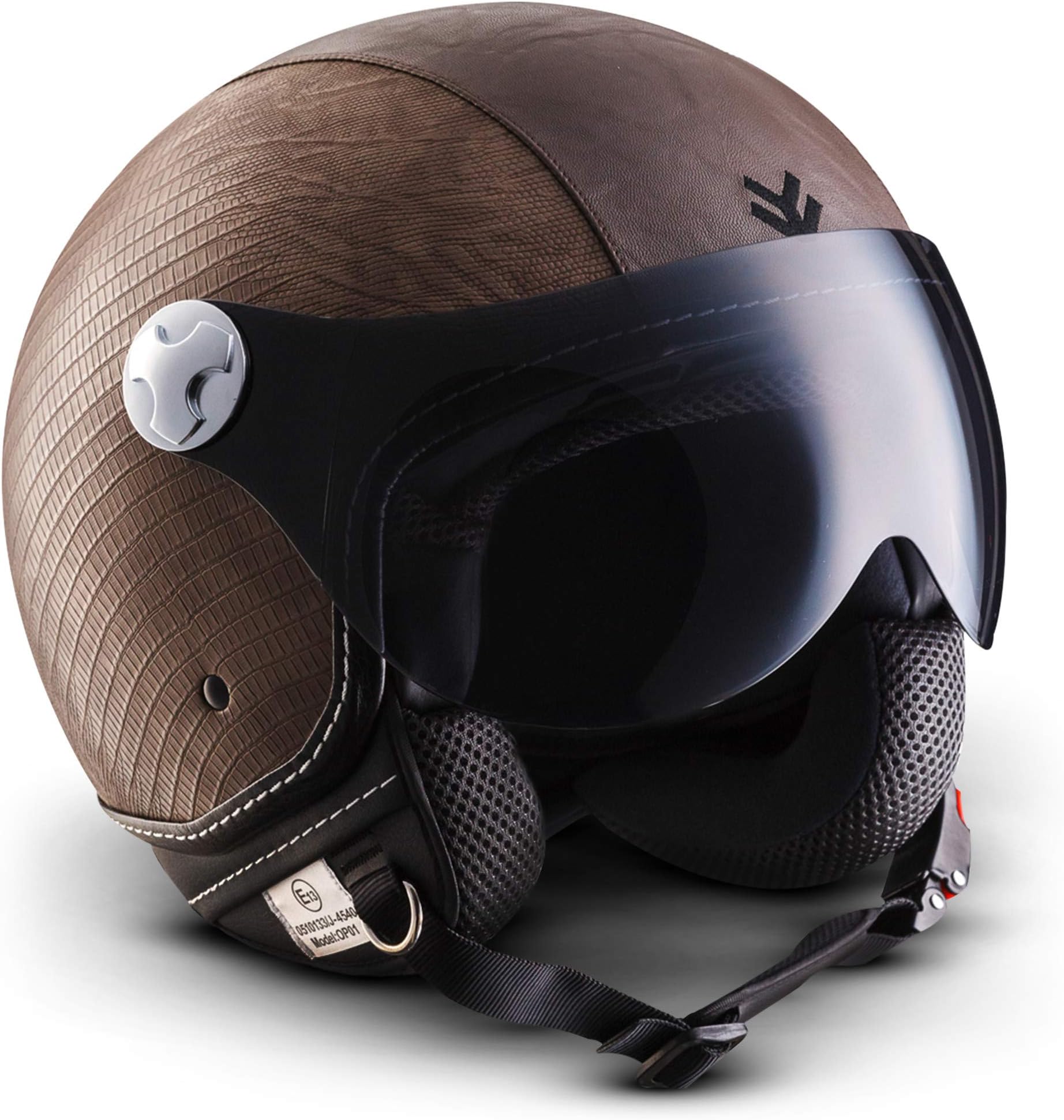 ARMOR Helmets AV-84 Open Face Helmet, ECE certified