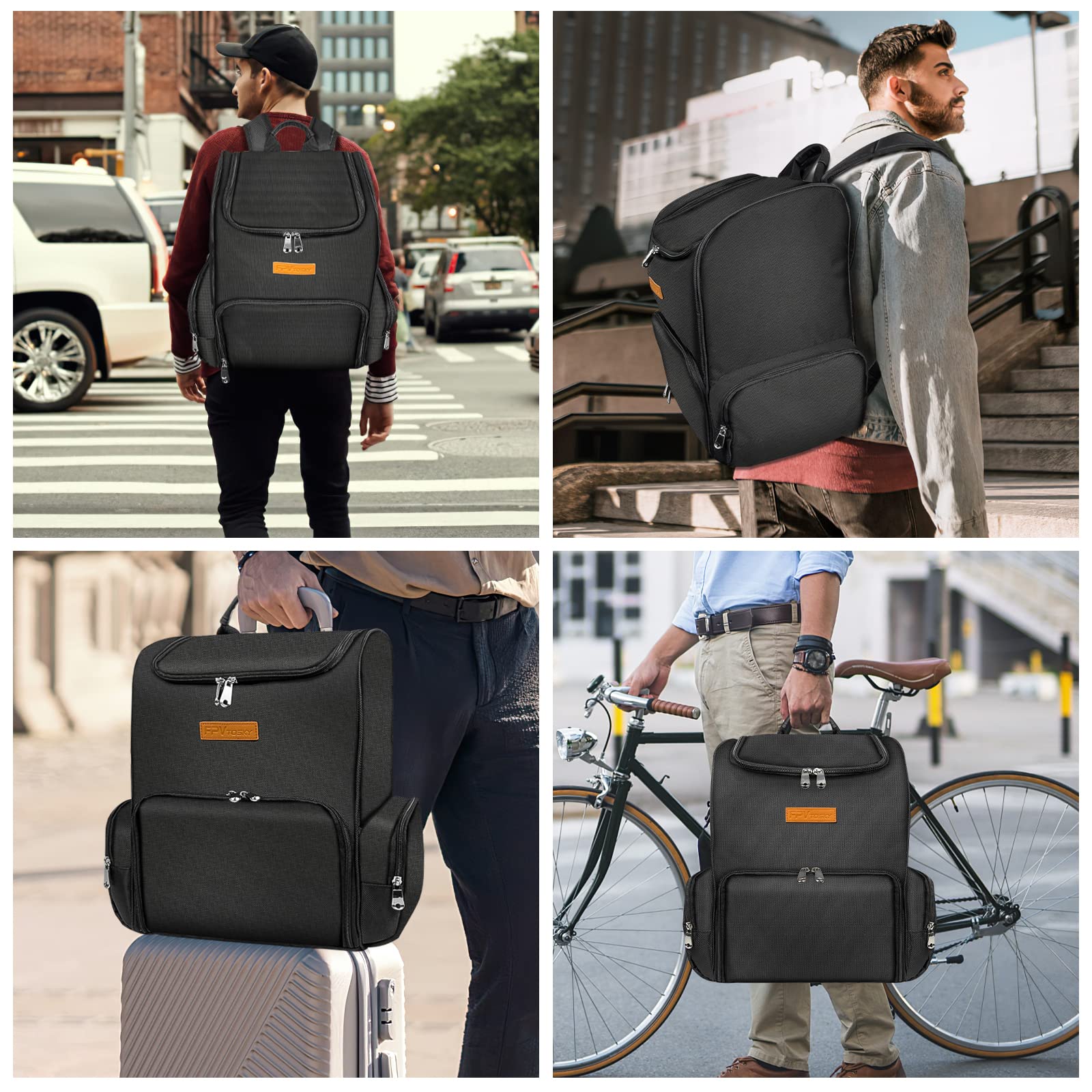 FPVtosky 2-IN-1 Rucksack für PS 5 Pro & PSVR2, große Reisetasche für PlayStation VR2 & PS 5 Pro, schützende Tragetasche kompatibel mit PlayStation 5/5 Pro & PS VR2 Gaming Zubehör