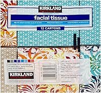 Vista 2 de Kirkland Tejido facial característico, 2 capas, 90 unidades, paquete de 12