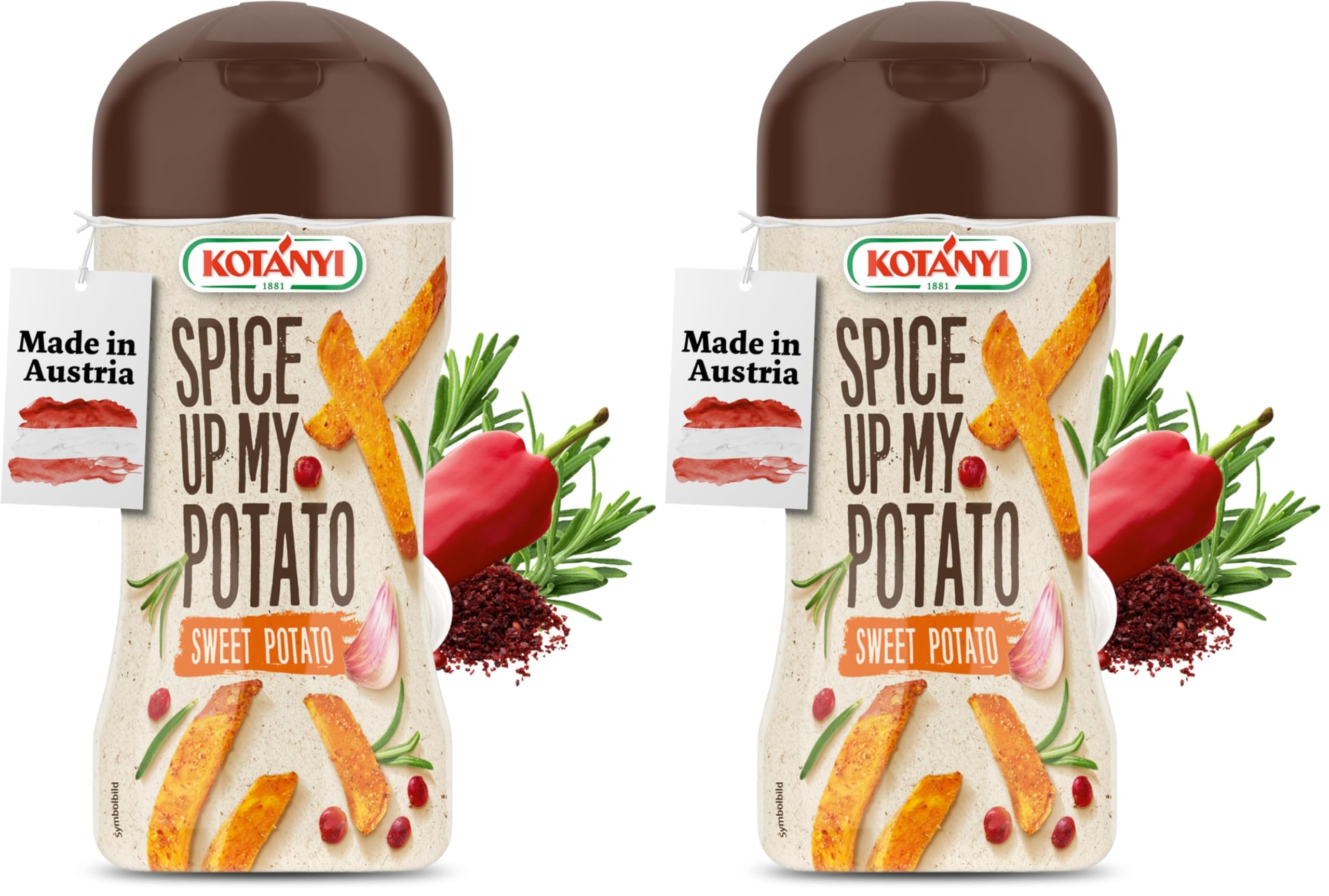 KOTÁNYI Sweet Potato Grillgewürz 80g - Kartoffel-Gewürz für Süßkartoffel- und Kartoffelgerichte - Geschmacksintensifier 