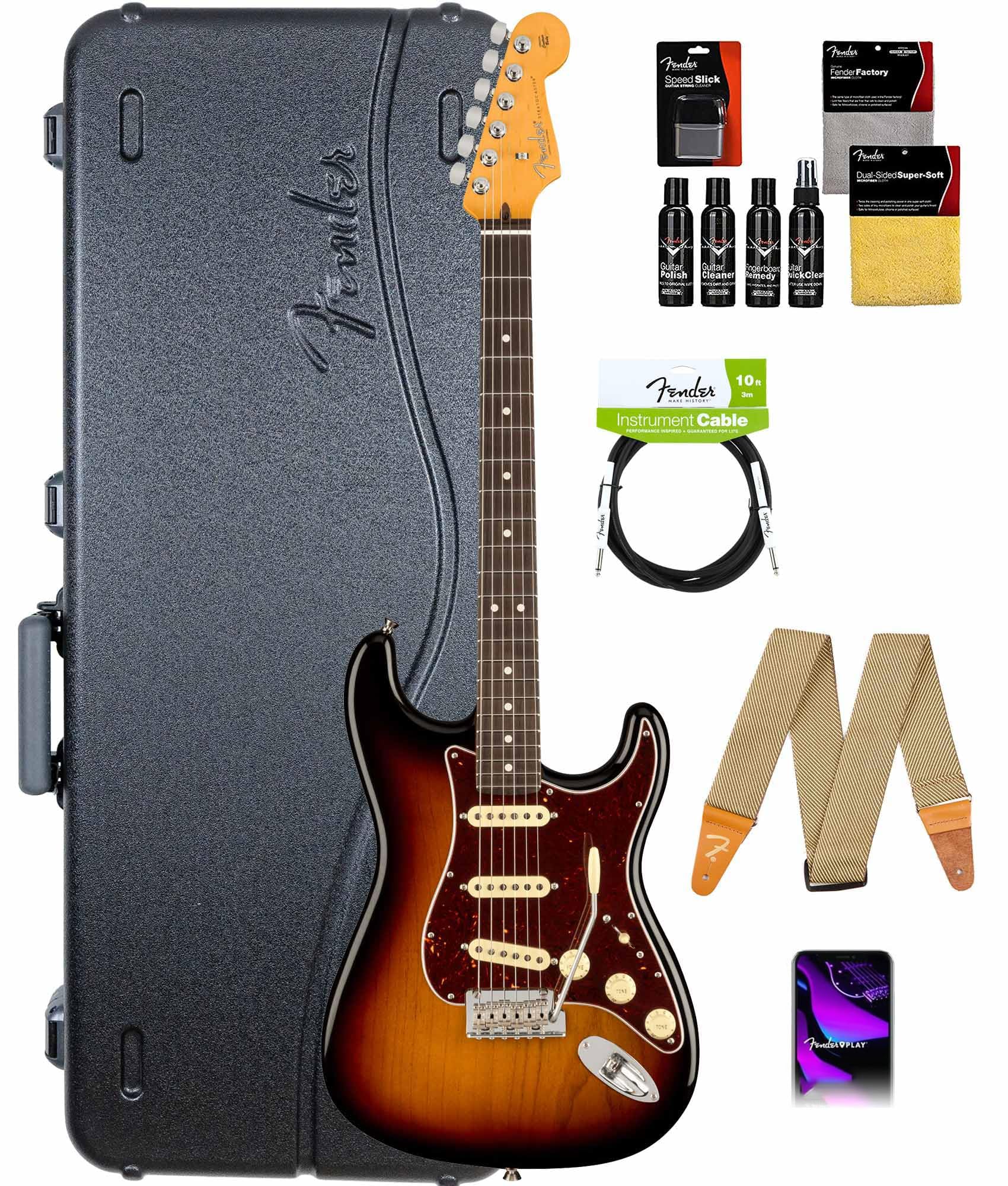 Amazon.com: Fender American Professional II Stratocaster - 3-Color