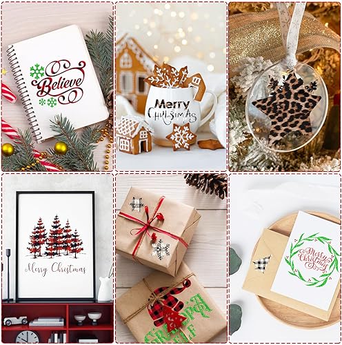 Miniatura 7 de HTVRONT Buffalo Plaid - Vinilo permanente a cuadros, 12 hojas de vinilo permanente de 12 x 12 pulgadas para máquina Cricut, incluye 7 vinilos