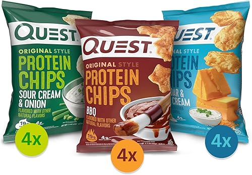Miniatura 2 de Quest Nutrition Paquete variado de chips de proteína y alto contenido en proteínas, bajo en carbohidratos, sin gluten, apto para dieta cetogénica,