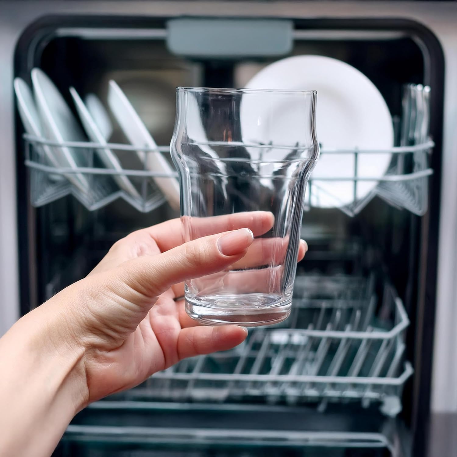 Beer Glasses Set of 4 300ml Lager Beer Glass Stout Ale Glasses for Beer Beer Mug Beer Mug Dishwasher Safe