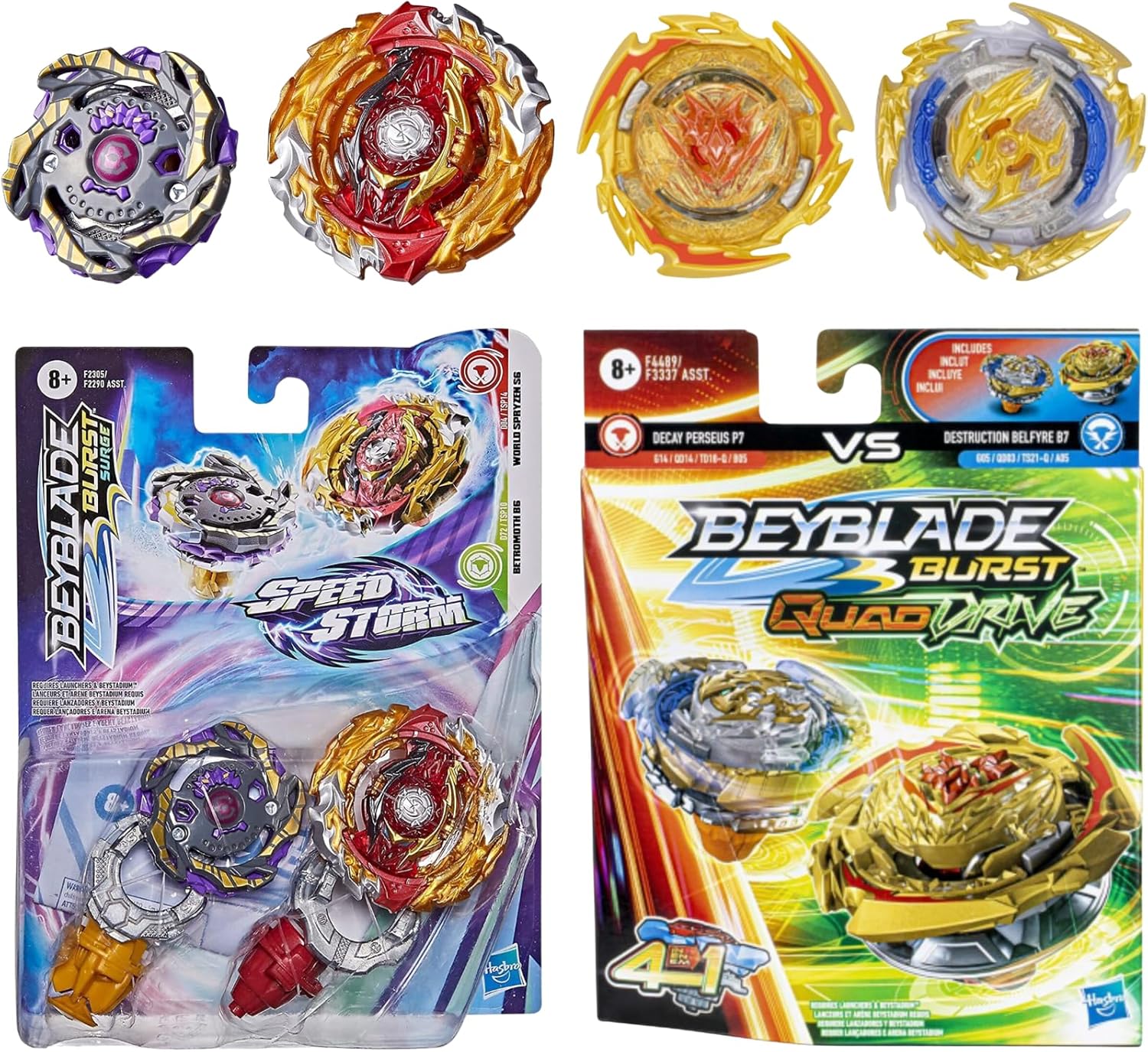 Toptoys2u Bargain Bundles Bey-blade Burst Speedstorm & Quad Drive ...