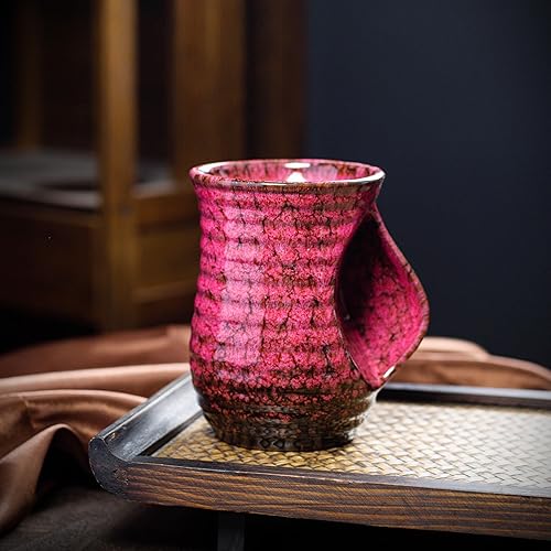 Miniatura 10 de Taza calentadora de manos de cerámica de 18 onzas, taza de café, taza de té, mantiene tus manos calientes, cómodo calentador de manos, apto para