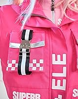 Vista 6 de haikyuu Body de cosplay de Alice para mujer con chaqueta, traje de baño de una pieza con corte de anime, control de abdomen