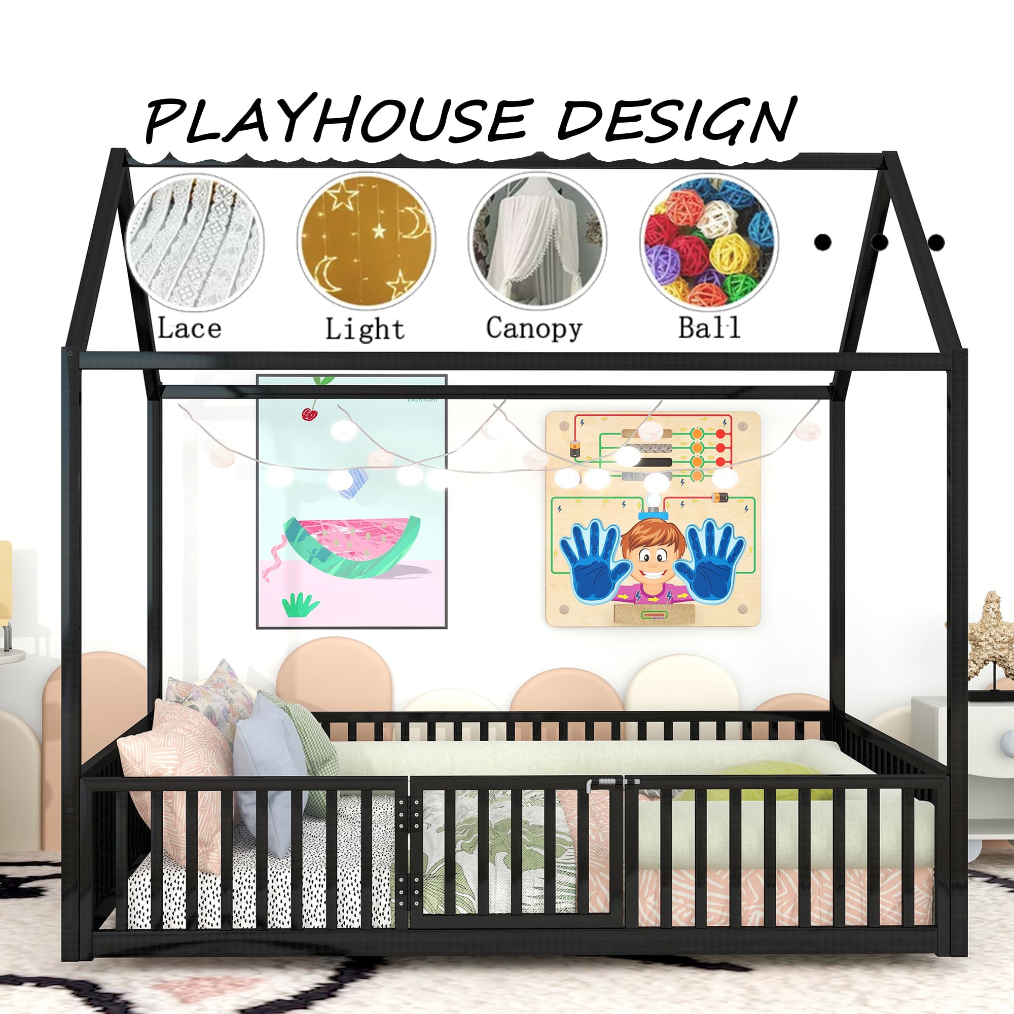 Snapklik.com : Full Floor Bed